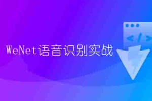 WeNet语音识别实战（高清完结）