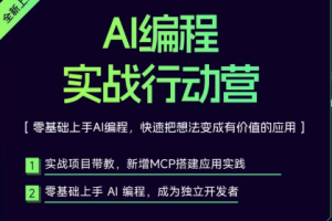 AI编程实战行动营